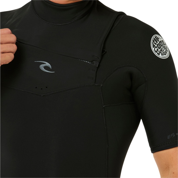 2026 Rip Curl Männer Dawn Patrol 2mm Brustreißverschluss Frühlingsanzug Neoprenanzug 11RMSP - Black